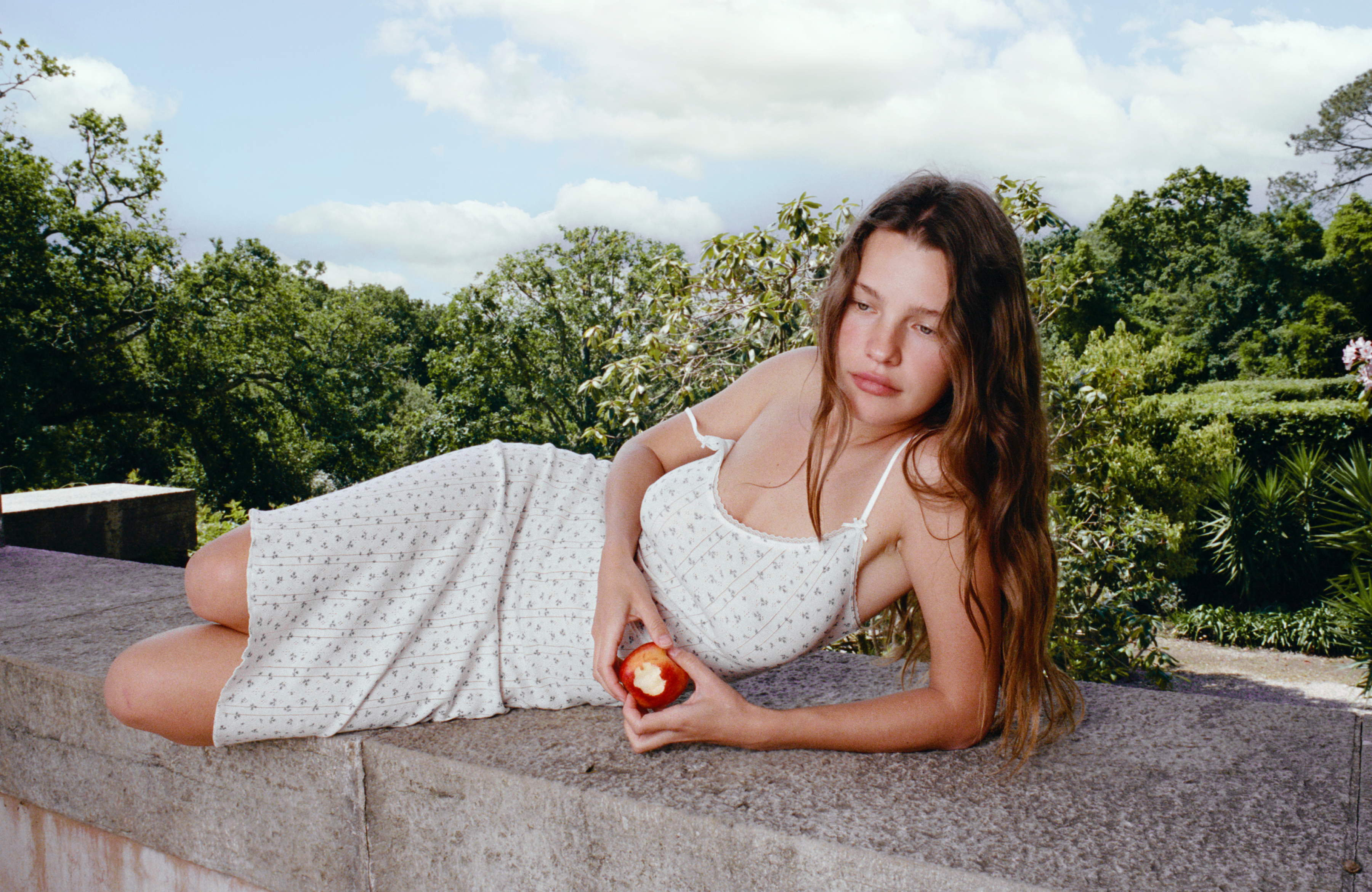 Model wearing a Cou Cou Intimates nightdress