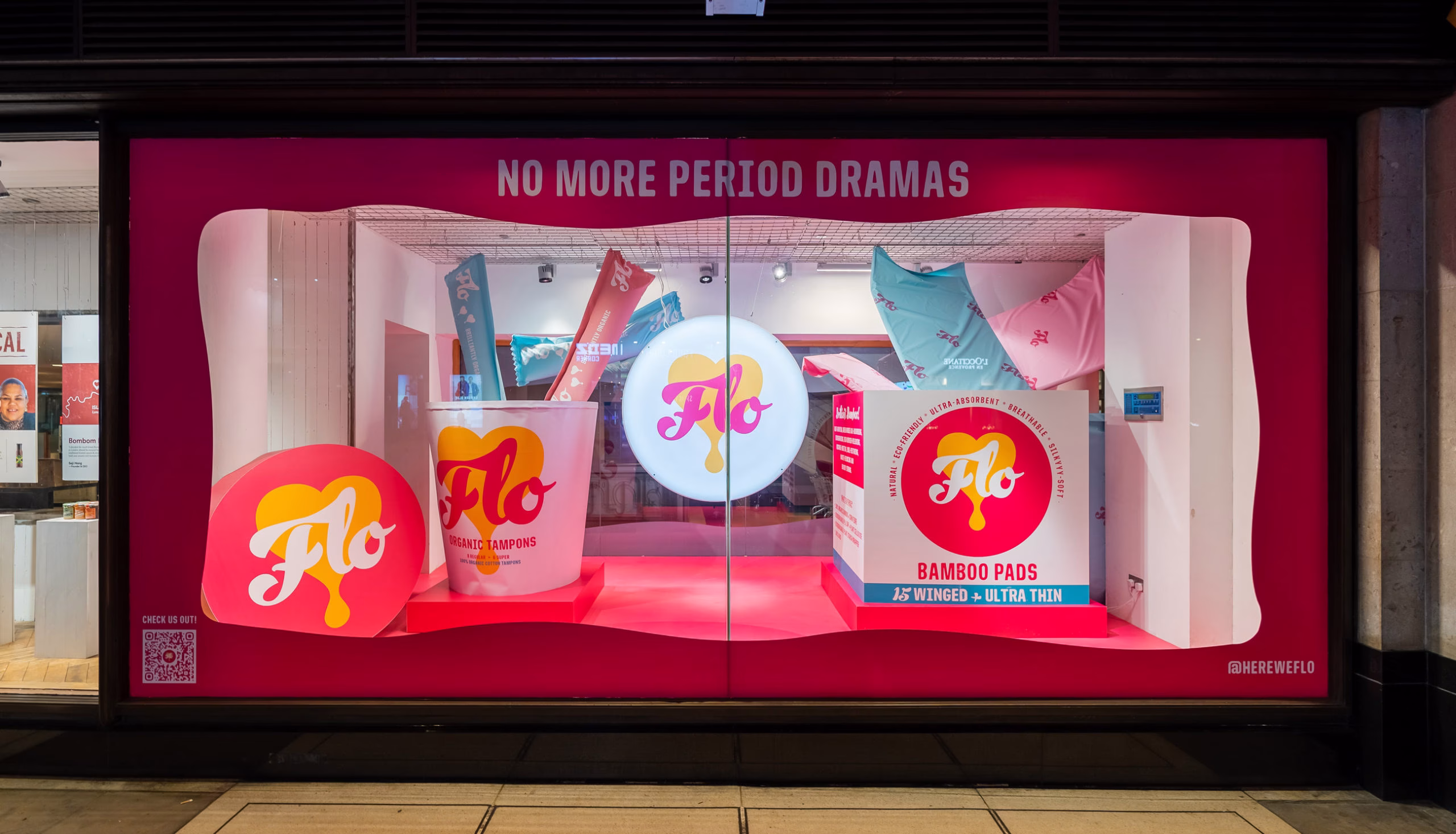 Here We Flo shop window