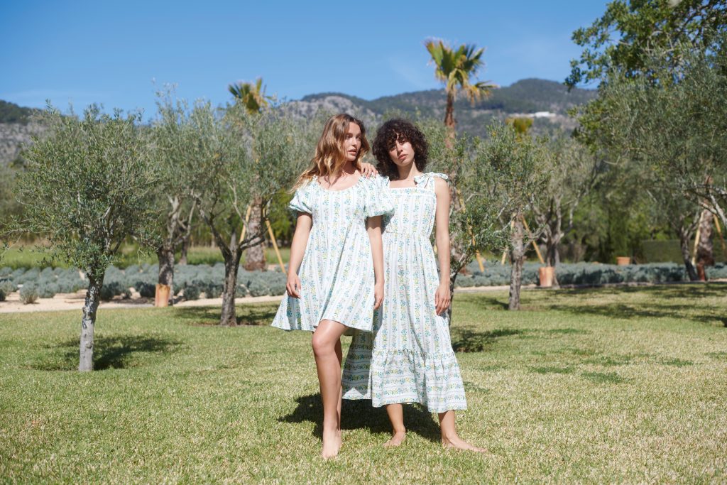 Nobody's Child models wearing dresses in the sun