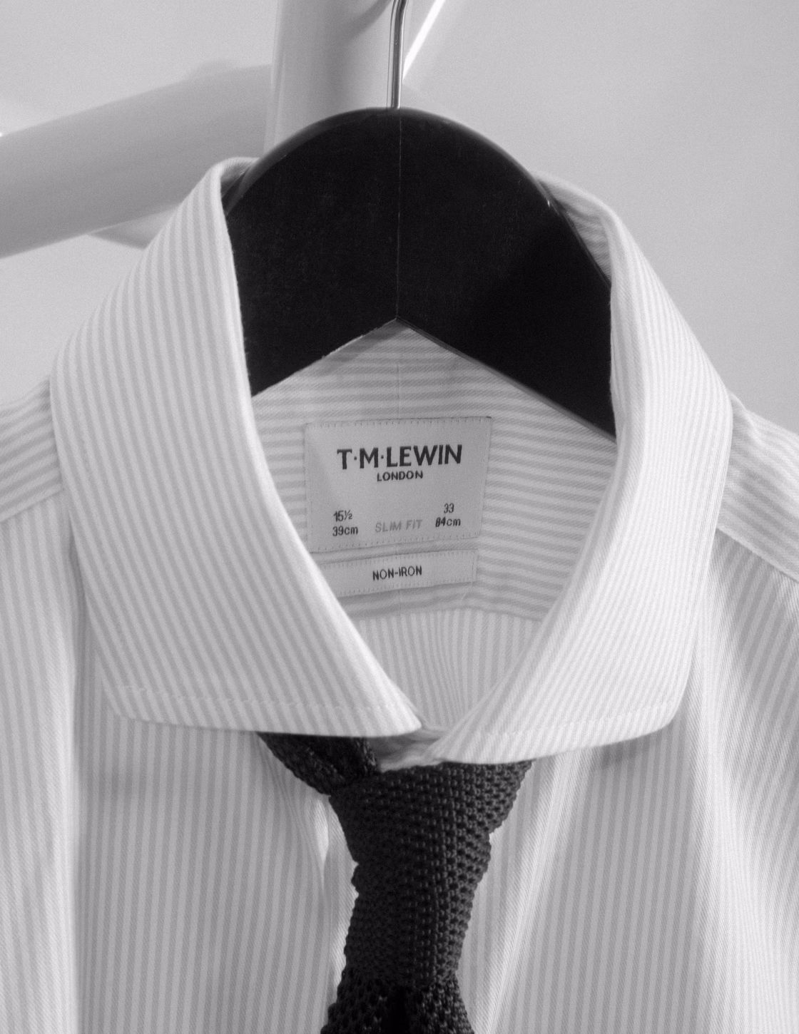 T.M.Lewin shirt on a hanger